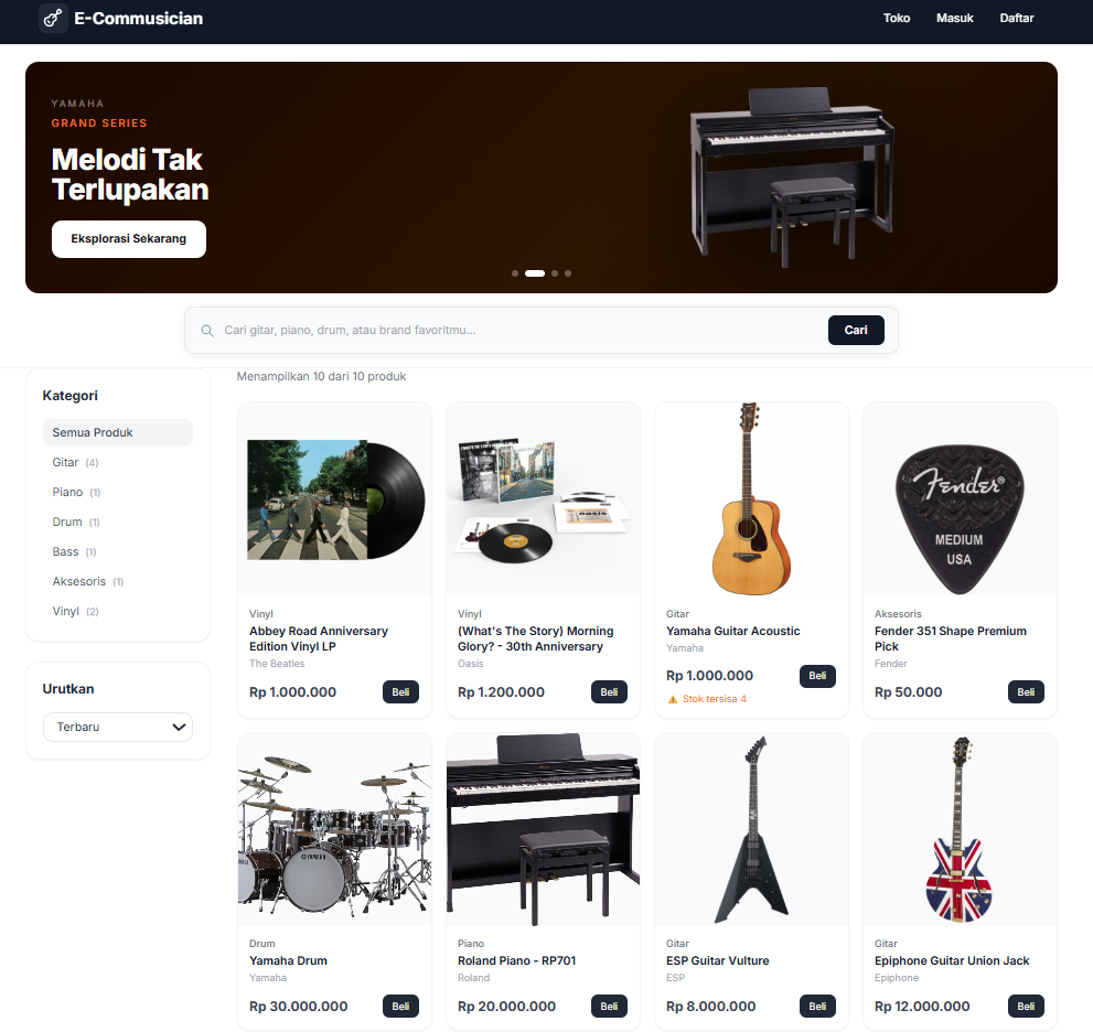 E-Commerce Musician