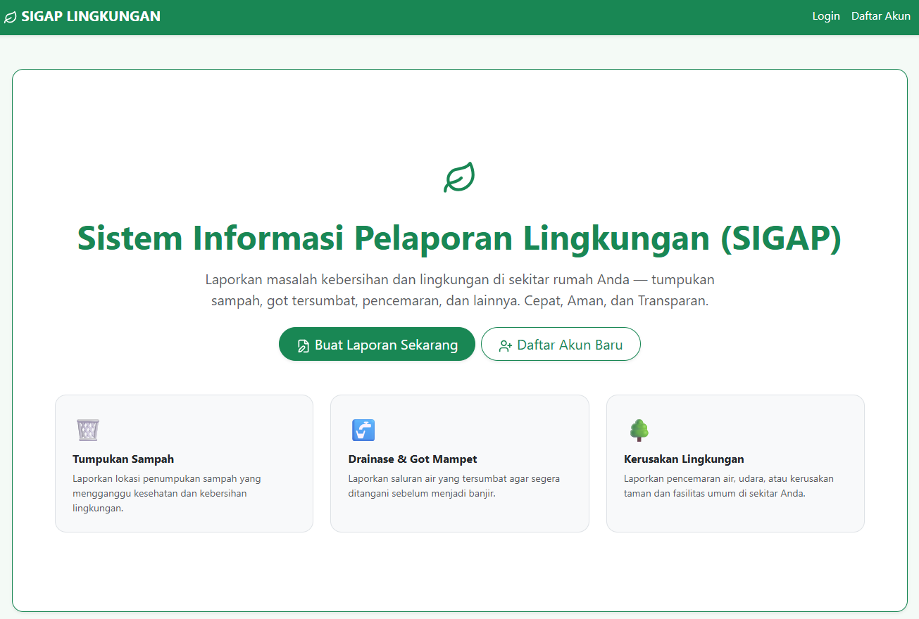 SIGAP Lingkungan