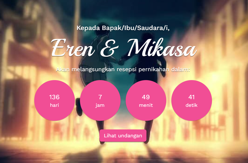 Invitation Wedding Web